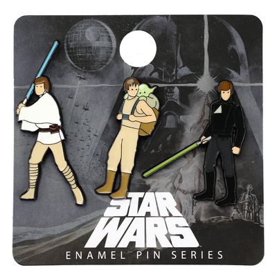 Luke Skywalker Star Wars Enamel Pin Set