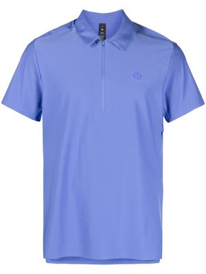 lululemon debossed-logo tennis polo shirt - Blue