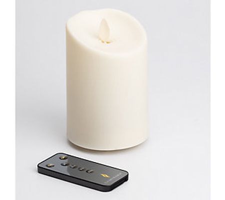 Luminara 4" Tall Outdoor Flameless Candle with emote Control