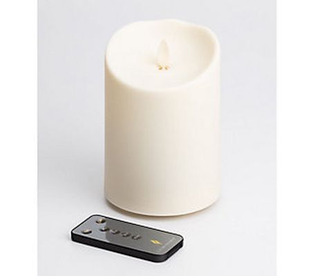 Luminara 5" Tall Outdoor Flameless Candle with emote Control