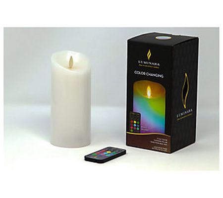 Luminara 6" Color Changing Flameless Candle wit h Remote