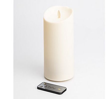 Luminara 9" Tall Outdoor Flameless Candle with emote Control