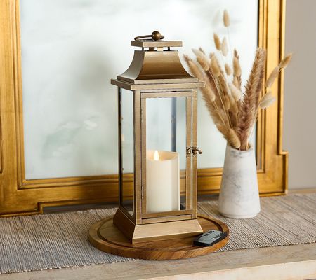 Luminara Indoor/Outdoor 16" Heritage Metal Lantern
