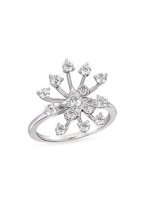 Luminus 18K White Gold & 0.90 TCW Diamond Ring