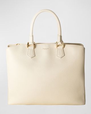 Luna Leather Top-Handle Bag