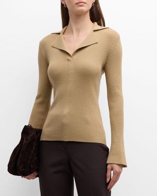 Luna Ribbed Wool Sweater