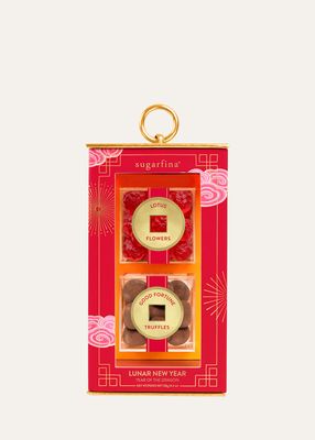 Lunar New Year Lantern 2-Piece Candy Bento Box
