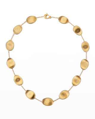 Lunaria 18k Gold Short Station Necklace