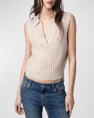 Lunny Wool Sweater Vest