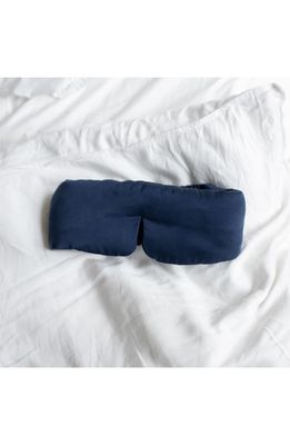Lunya Washable Silk Sleep Mask in Deep Blue