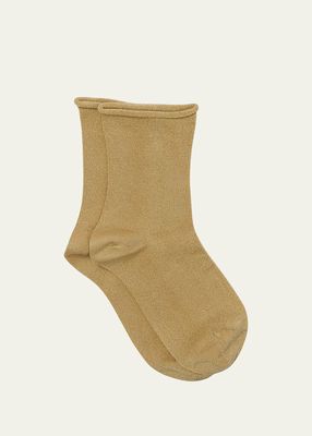 Lure Rolled-Cuff Crew Socks