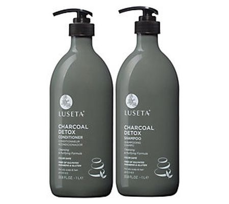 Luseta Charcoal Detox Shampoo & Conditioner Set 33.8 oz