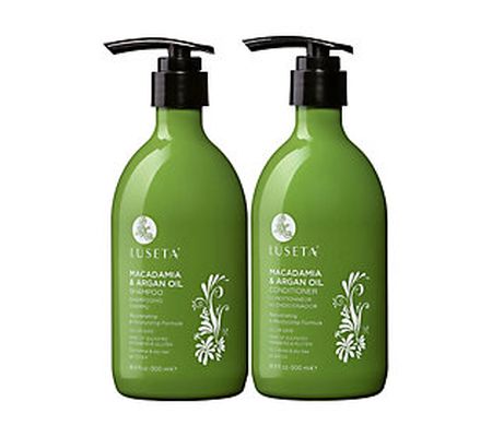 Luseta Macadamia Shampoo and Conditioner 16.9-o z Bundle