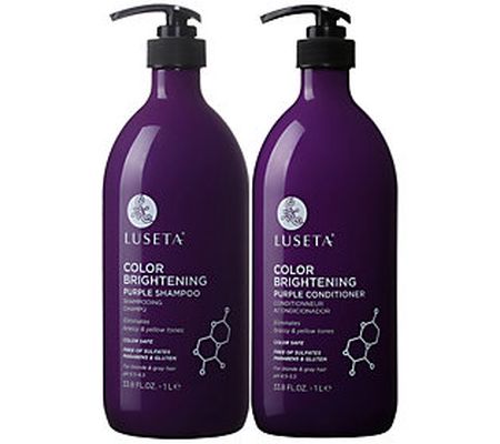 Luseta Super Size Color Brightening Shampoo & C onditioner Set