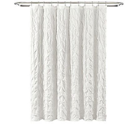 Lush Decor Ravello Pintuck 72x72 Shower Curtain