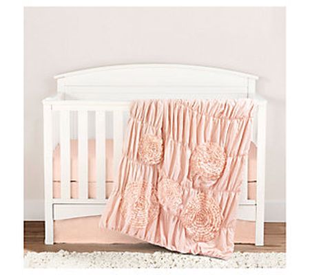 Lush Decor Serena Embellished Crib Bedding Set