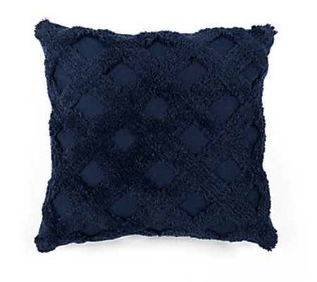 Lush Decor Tufted Diagonal Decorative Pillow Co ver