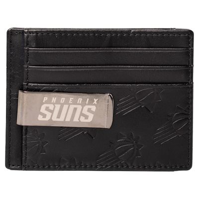 Lusso Black Phoenix Suns Sanford Front Pocket Wallet with Money Clip