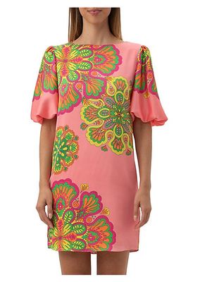 Luv Floral-Printed Shift Dress