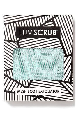 LUV SCRUB Mesh Body Exfoliator in Summer Shower
