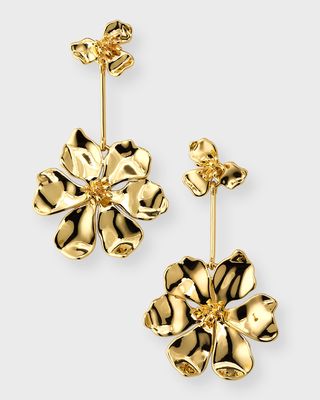 Lux Elodie Flower Drop Earrings