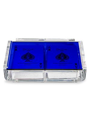Luxe Card Deck - Blue - Blue