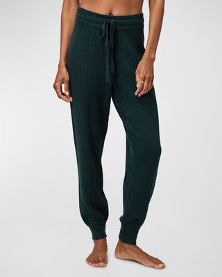 Luxe Essential Rib Joggers