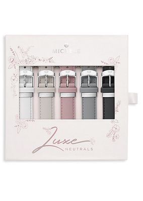 Luxe Neutrals Interchangeable Silicone Strap Gift Set/16MM