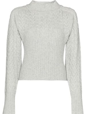 LVIR cable-knit merino jumper - Grey