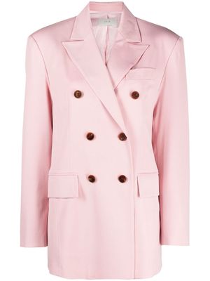 LVIR Double Breasted Wool Jacket - Pink