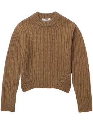 LVIR ribbed wool jumper - Brown