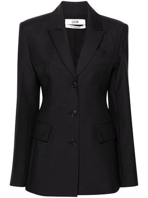 LVIR single-breasted wool-blend blazer - Black