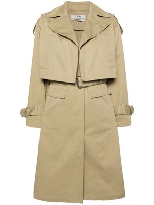LVIR Three-Way cotton trench coat - Neutrals
