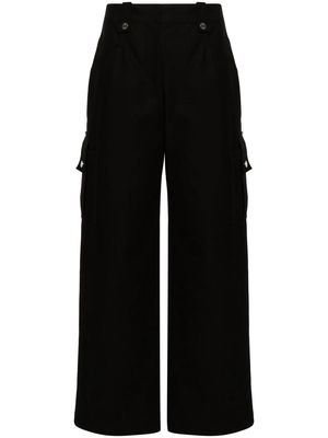 LVIR wide-leg cargo trousers - Black