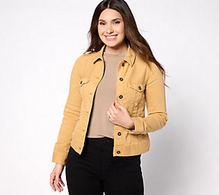 LVPL by Liverpool Jean Jacket - Gold Honey