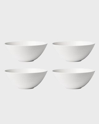 LX Collective White All-Purpose Bowls, Set of 4