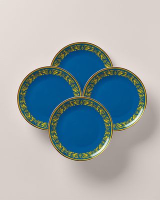 LX Remix Blue 4-Piece Accent Plate Set