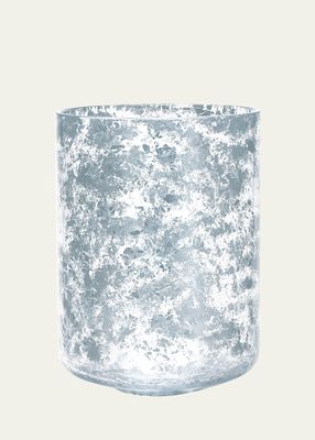 Lydia Silver Wastebasket