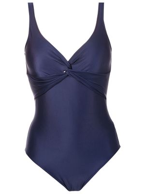 Lygia & Nanny Adriana ruched swimsuit - Blue
