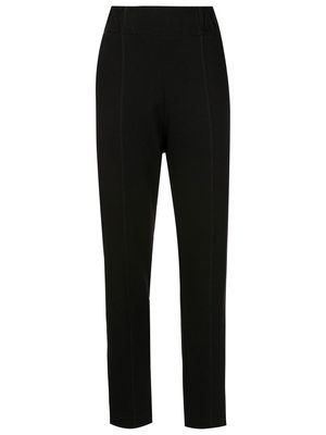 Lygia & Nanny cotton-blend jersey trousers - Black