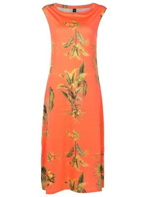 Lygia & Nanny floral-print sleeveless dress - Orange