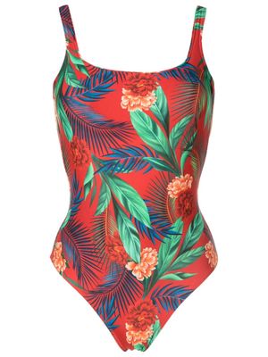 Lygia & Nanny Hapuna floral-print swimsuit - Red