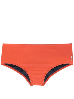 Lygia & Nanny Ilhabela logo-print swim trunks - Orange