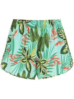 Lygia & Nanny Lee tropical print shorts - Green