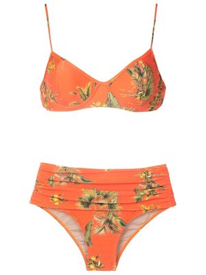 Lygia & Nanny Liliane floral-print bikini - Orange
