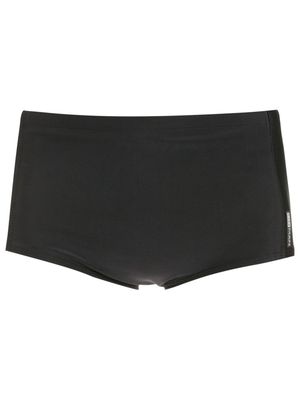 Lygia & Nanny logo patch swim shorts - Black