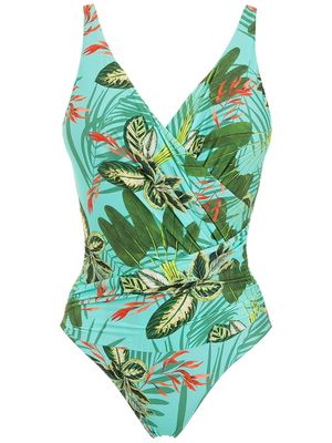 Lygia & Nanny Maisa tropical print swimsuit - Green