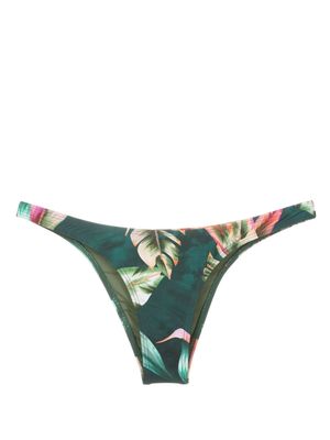 Lygia & Nanny Nikita leaf-print bikini bottoms - Green