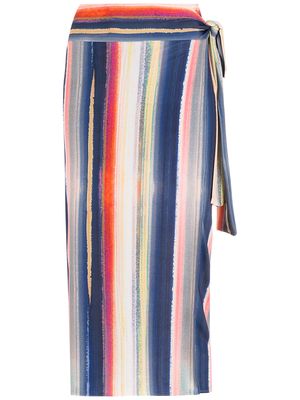 Lygia & Nanny Orixá beach midi skirt - Multicolour