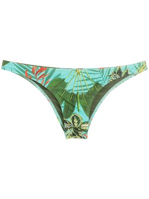 Lygia & Nanny Poipu tropical print bikini bottoms - Green